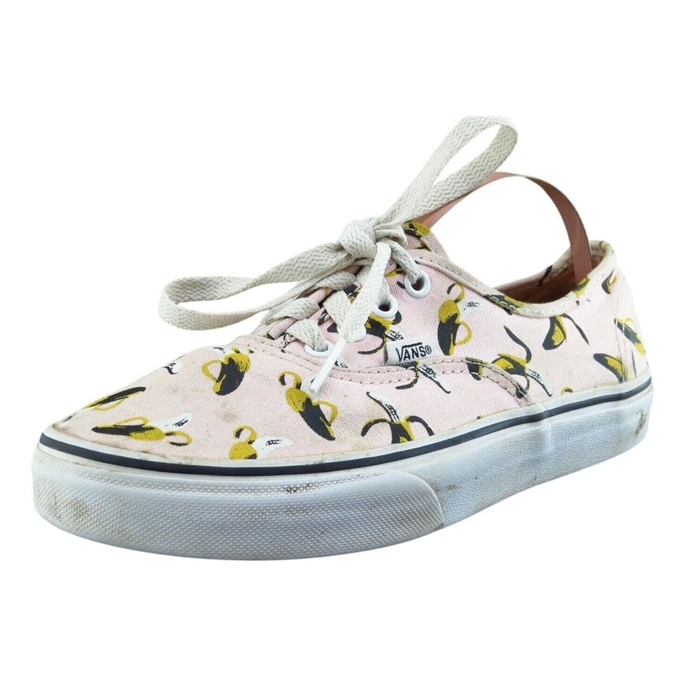VANS Youth Girls Shoes Size 4‎ M Pink Skateboarding Fabric